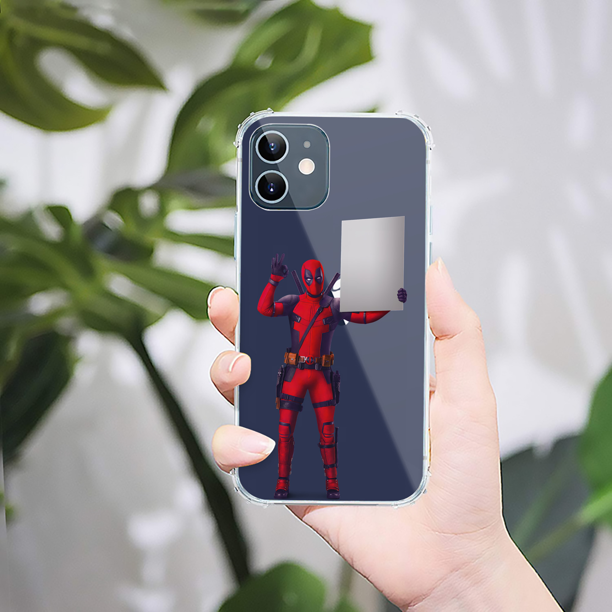（画像用） Deadpool デッドプール 【iPhone 12シリーズ対応】透明スマホケース（クリアソフトケース）